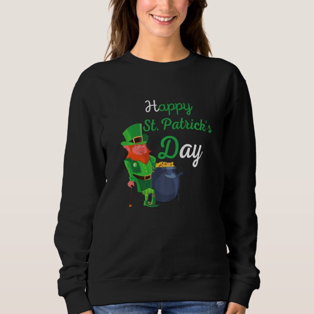 Sweatshirt Joyeux St Patrick's Day Cool Jour de la Saint Patr (Devant)