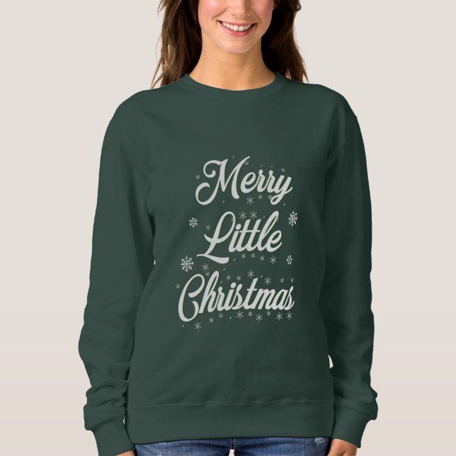 Sweatshirt Joyeux T-shirt de Noël (Devant)