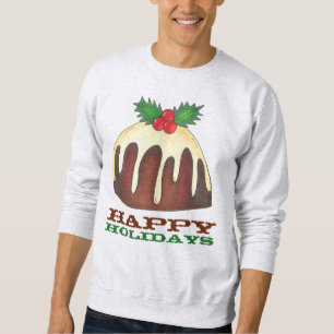 Sweatshirt Joyeux vacances Plum Pudding lant laide de Noël Sw