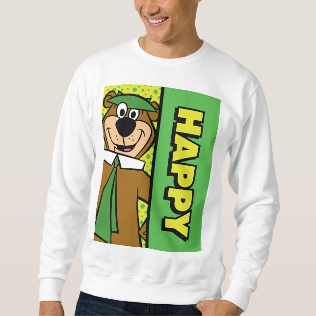 Sweatshirt Joyeux Yogi Bear (Devant)