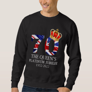 Sweatshirt Jubilé de platine de la Reine 70 ans 1952 2022 1