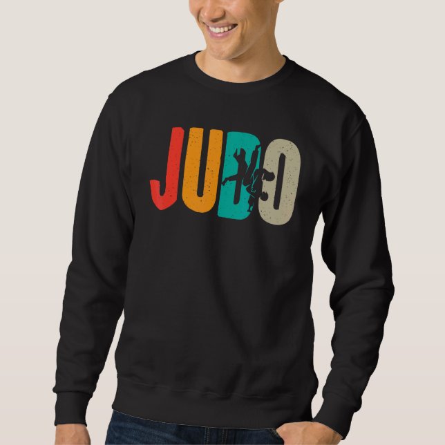 Sweatshirt Judo Rétro Judo Vintage (Devant)