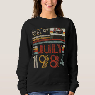 Sweatshirt Juillet 1974 48 Ans 48 Anniversaire Vêtements