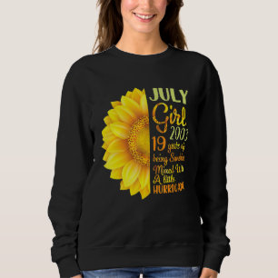 Sweatshirt Juillet Fille 2003 19 Ans D'Être Sunshine Mixé A