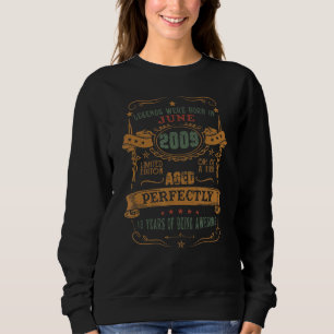 Sweatshirt Juin 13 Anniversaire Légendes Vintages Sont Nées E