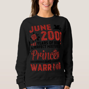 Sweatshirt Juin 2001 21 Ans D'Être Un Mélange Parfait Prince