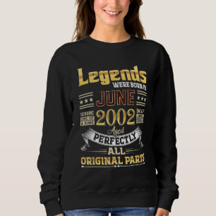 Sweatshirt Juin 2002 20 Ans 20 Légendes Anniversaires Bor