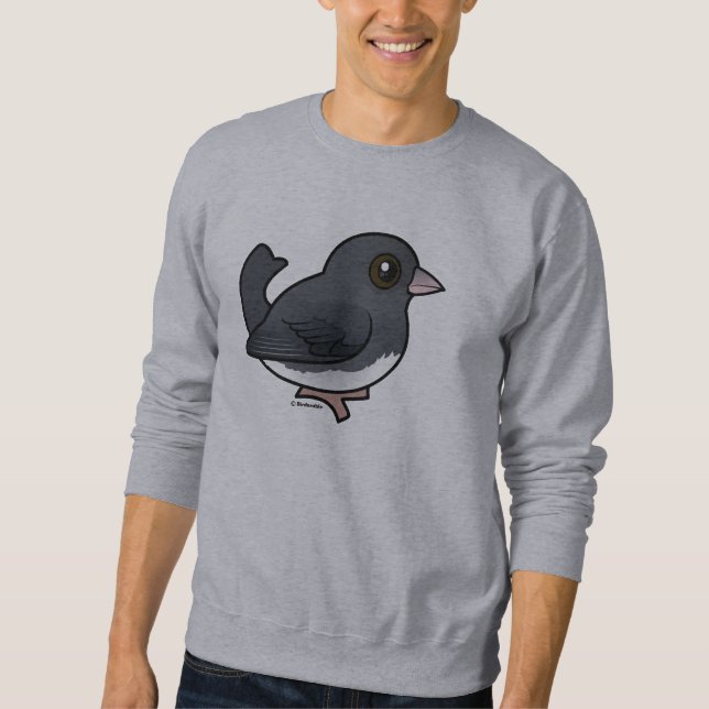 Sweatshirt Junco aux yeux foncés (couleur ardoise) (Devant)
