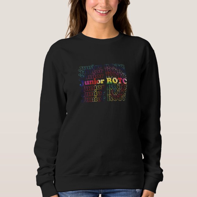 Sweatshirt Junior ROTC JROTC Cadet Tie Dye (Devant)