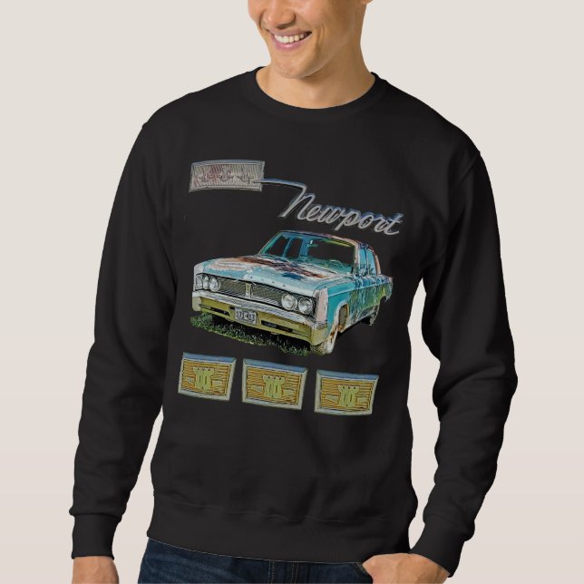SWEATSHIRT JUNKYARD CHRYSLER 1967 NEWPORT QUATRE PORTES NEAT (Devant)