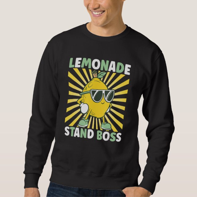 Sweatshirt Jus de citron Lemonade Stand Boss (Devant)