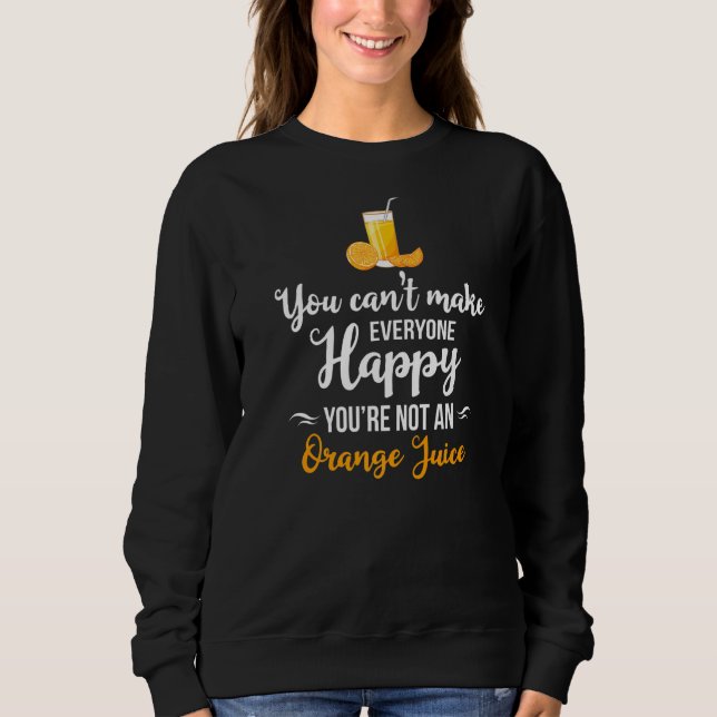 Sweatshirt Jus De Machine À Jus D'Orange Boire Mix Fraîche (Devant)