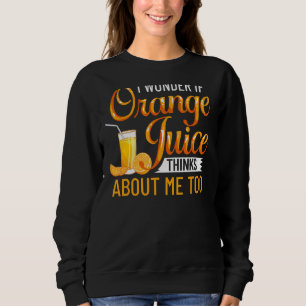 Sweatshirt Jus De Machine À Jus D'Orange Boire Mix Fraîche