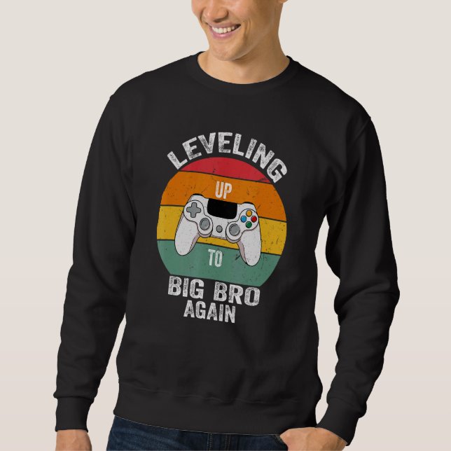 Sweatshirt Jusqu'À Big Brother Encore Big Brother Gamer (Devant)