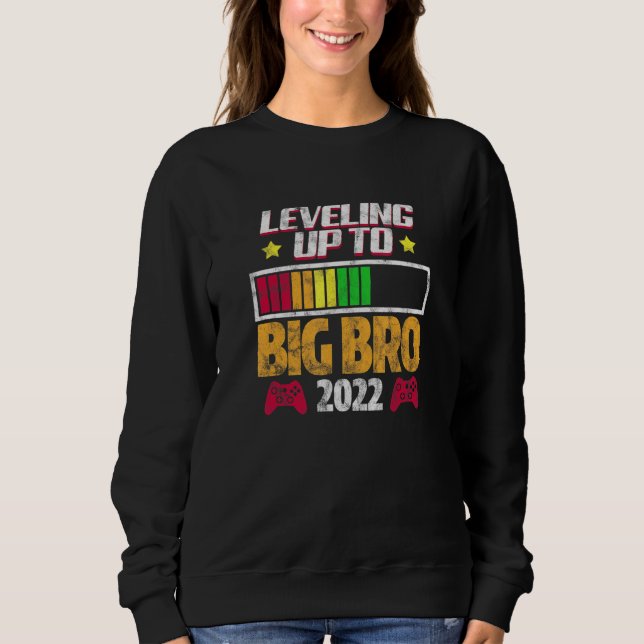 Sweatshirt Jusqu'À La Grosse Faire-part De Grossesse Bro 2022 (Devant)
