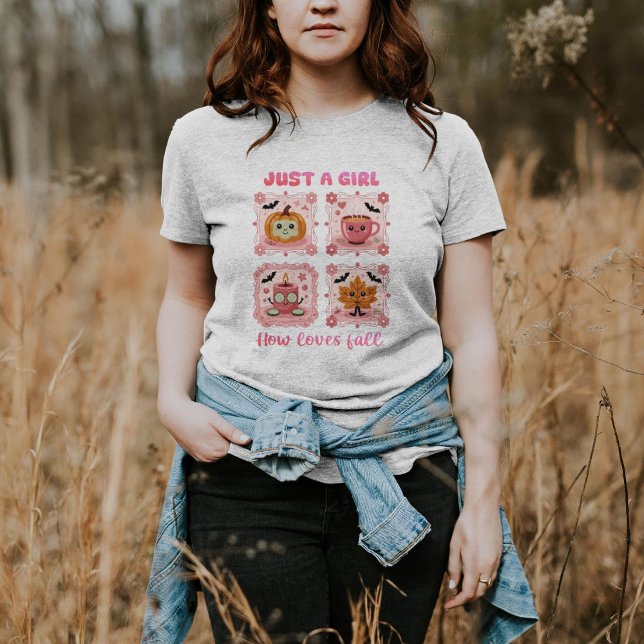 Sweatshirt Just a Girl Who Love Fall - mignon automne (Créateur téléchargé)