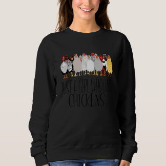 Sweatshirt Just A Girl Who Loves Chickens Women Chicken