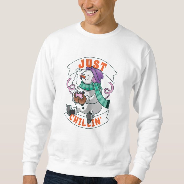 Sweatshirt Just Chillin (Devant)
