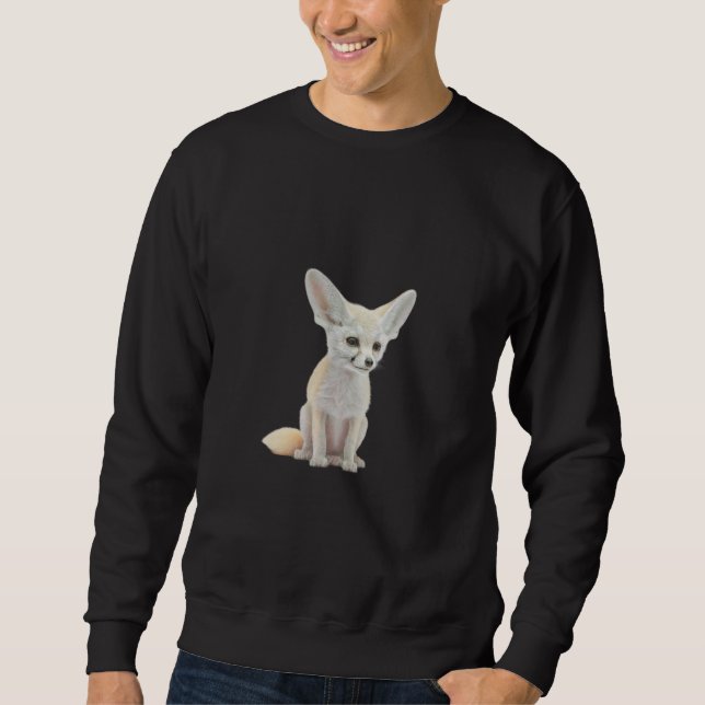 Sweatshirt Just Really Like Fennec Foxes Fennec Fox_1 (Devant)