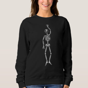 Sweatshirt Juste à traîner autour de mec squelette effrayant