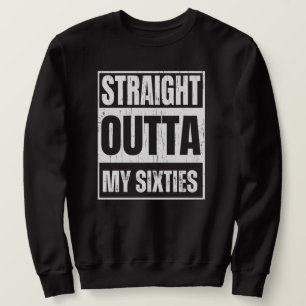 Sweatshirt Juste devant mes 60 ans drôle de satire senior