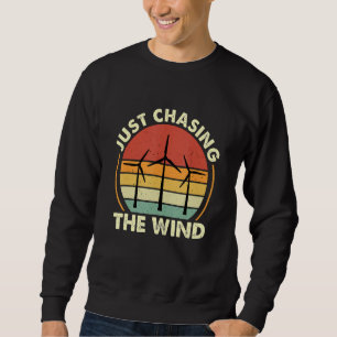 Sweatshirt Juste en Chasse au Moulin à Vent Énergie Renouvela