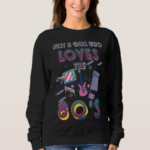 Sweatshirt Juste fille qui aime le costume de fête des années