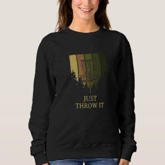 Sweatshirt Juste Jeter Disque Golf Positivity Golfer Positive