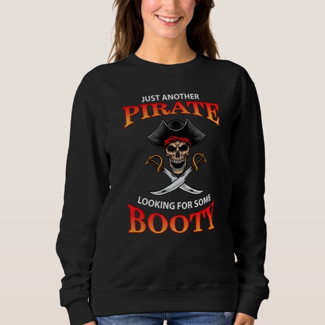 Sweatshirt Juste Un Autre Pirate À La Recherche D'Un Petit Pi (Devant)