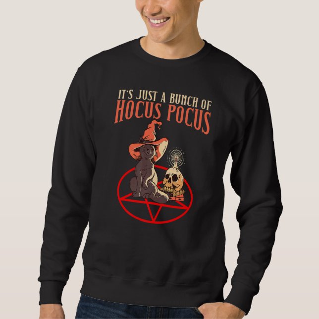 Sweatshirt Juste Un Groupe De Hocus Pocus Le Diable Caractéri (Devant)
