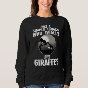 Sweatshirt Juste Un Homme Simple Qui Aime Vraiment Les Giraff
