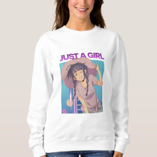 Sweatshirt Juste une fille