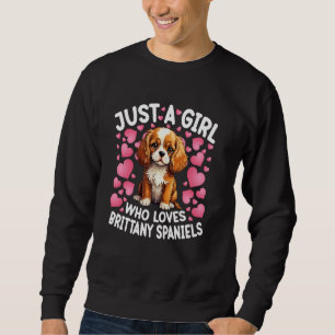 Sweatshirt Juste Une Fille Qui Aime La Bretagne Espagnol Chie
