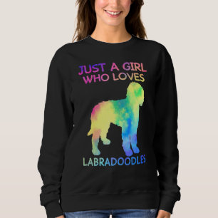 Sweatshirt Juste Une Fille Qui Aime Le Chien De Labradoodles