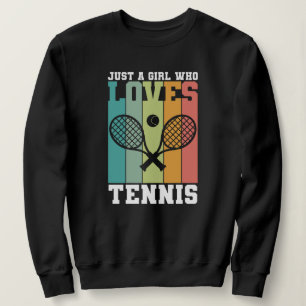 Sweatshirt Juste une fille qui aime le tennis   Joueur de ten