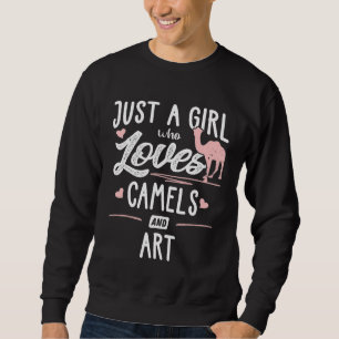 Sweatshirt Juste Une Fille Qui Aime Les Camels Et Les Femmes