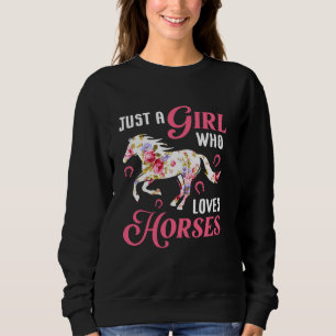 Sweatshirt Juste Une Fille Qui Aime Les Chevaux Cheval équita
