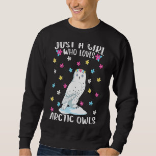 Sweatshirt Juste Une Fille Qui Aime Les Chouettes De L'Arctiq