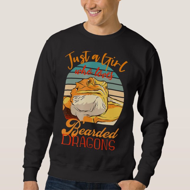 Sweatshirt Juste Une Fille Qui Aime Les Dragons Entraînés Des (Devant)