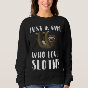 Sweatshirt Juste Une Fille Qui Aime Les Fentes Adorable Sleep