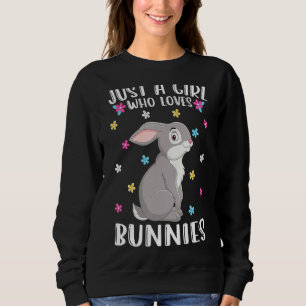 Sweatshirt Juste Une Fille Qui Aime Les Lapins Drôle Lapin