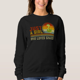 Sweatshirt Juste Une Fille Qui Aime Les Serpents Cute Snake G