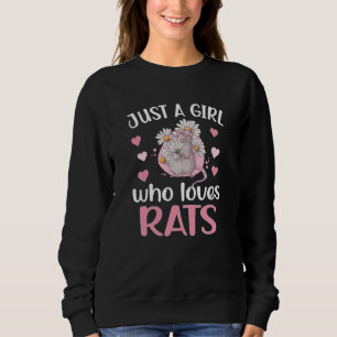 Sweatshirt Juste Une Fille Qui Aime Rats Rat Maman Cadeau Rat