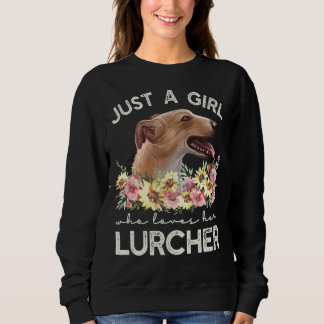 Sweatshirt Juste Une Fille Qui Aime Son Lurcher
