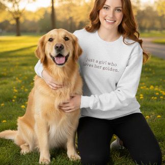 Sweatshirt Juste une fille qui aime son sweat-shirt pour femm