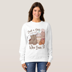 Sweatshirt Juste une fille qui aime tomber