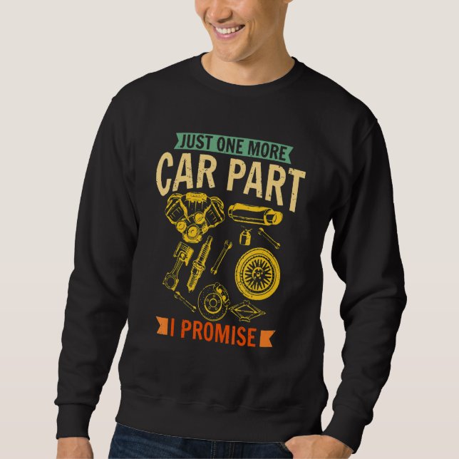 Sweatshirt Juste une voiture de plus Partie I Promise Roue Mo (Devant)