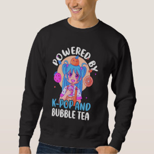 Sweatshirt K-Pop & Bubble Tea Heart K-Drama Coréen Pop Music