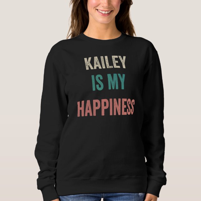 Sweatshirt Kailey Est Mon Bonheur (Devant)