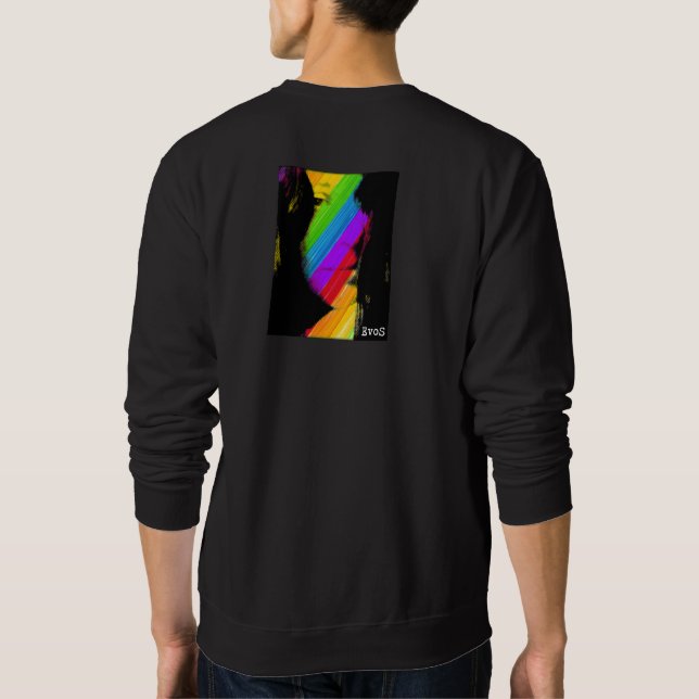 Sweatshirt Kaleidoscope Girl : Cou de l'équipage (Dos)